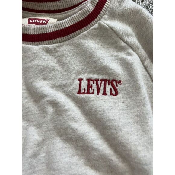Levi’s Boys Size 7 Crew Neck Sweat Shirt - Picture 2 of 4